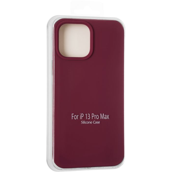 Чохол-накладка Original Full Soft Case для iPhone 13 Pro Max Marsala (Without logo)