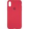 Чохол-накладка Original Full Soft Case для iPhone X/XS Garnet