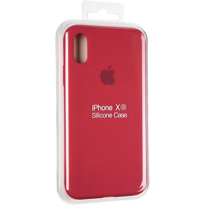 Чохол-накладка Original Full Soft Case для iPhone X/XS Garnet