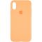Чохол-накладка Original Full Soft Case для iPhone X/XS Papaya