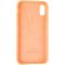 Чохол-накладка Original Full Soft Case для iPhone X/XS Papaya