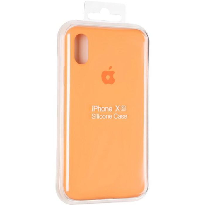 Чохол-накладка Original Full Soft Case для iPhone X/XS Papaya
