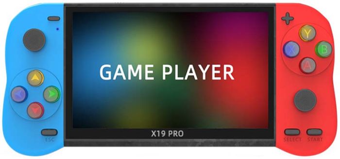 Портативна ігрова приставка X19 Pro / 5.1'' / 8Gb / 6800+ ретро ігор / підключення до TV / 1500mAh