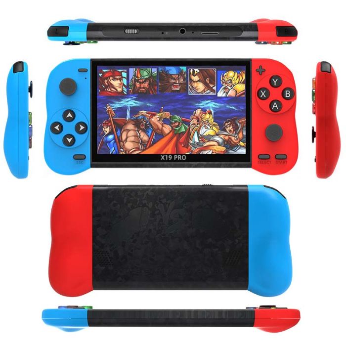 Портативная игровая приставка X19 Pro / 5.1'' / 8Gb / 6800+ ретро игры / подключение к TV / 1500mAh
