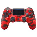 Бездротовий ігровий контролер Doubleshock 4 джойстик геймпад Playstation PS4 / Pro / Slim / PS3 Red Camo