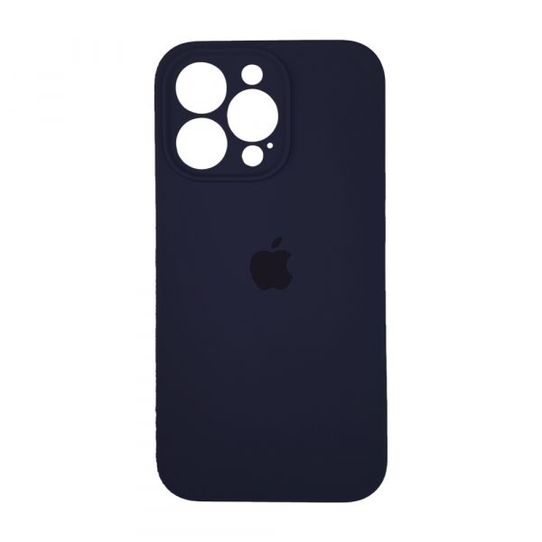 Чехол Silicone Case Full Camera для iPhone 13 Pro midnight blue