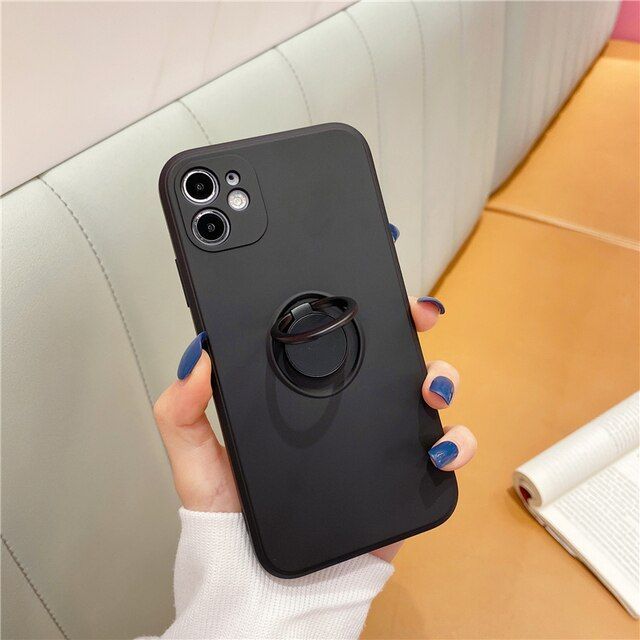 Чохол Gelius Ring Holder Case для Samsung A035 (A03) Black