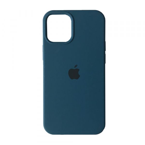 Чохол Silicone Case Full для iPhone 14 blue cobalt