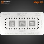 Трафарет Amaoe Mbga - U6 - 0.12 mm SM7225/ MSM8953 B01 / SDM450  / 632 / 845, для формы Mbga - B5