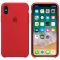 Чохол Silicone case для iPhone X/XS red