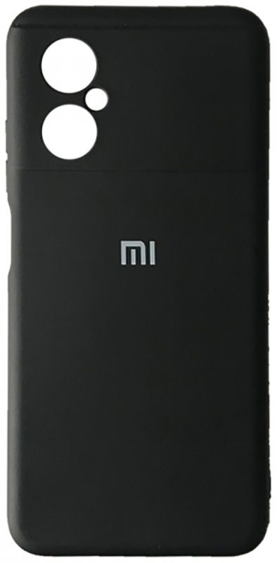 Чехол Silicone Case Full for Xiaomi Redmi Note 11R/Poco M4 5G Black