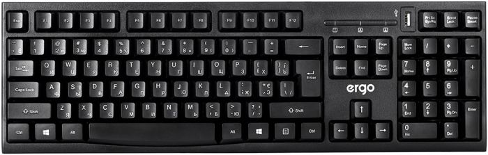 Клавиатура ERGO K-280HUB