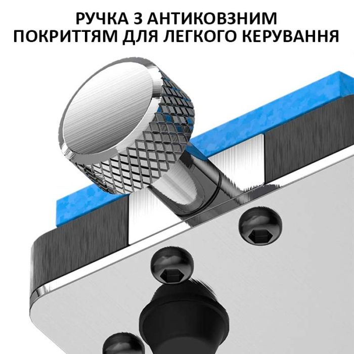 Тримач термостійкий TELIJIA TE-188 подвійний затискач для ремонту плат, мікросхем, процесорів