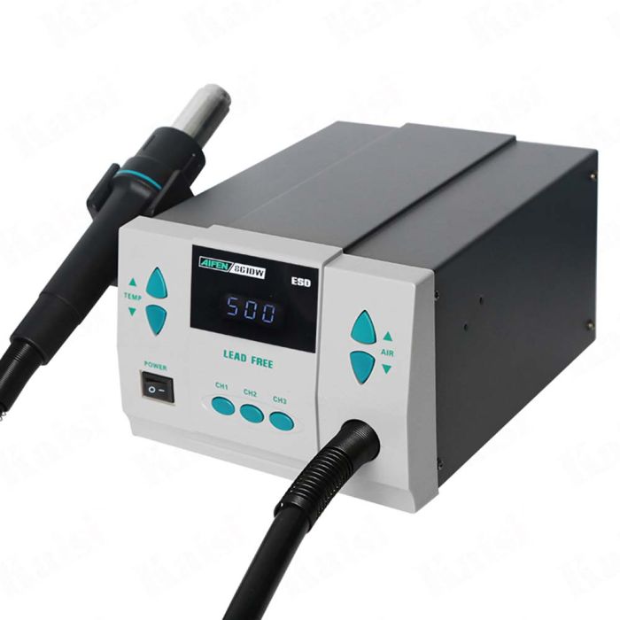 Термовоздушная паяльная станция Aifen 861DW фен / 100-500°С / 7 насадок / 3 канала памяти / 1000 Вт