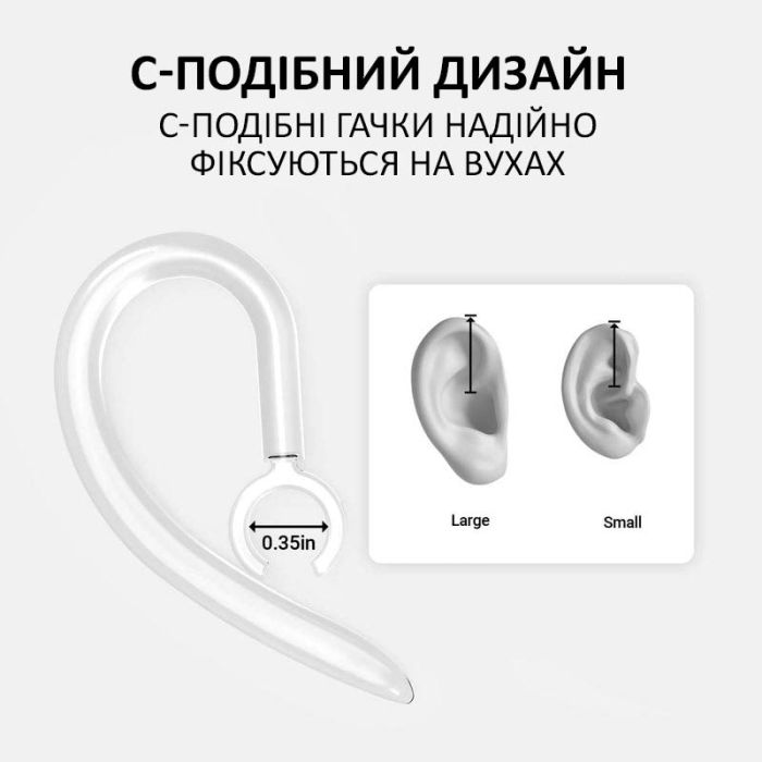 Чехол для наушников переводчика Timekettle WT2 Edge + силиконовые насадки + ушные крючки, черный