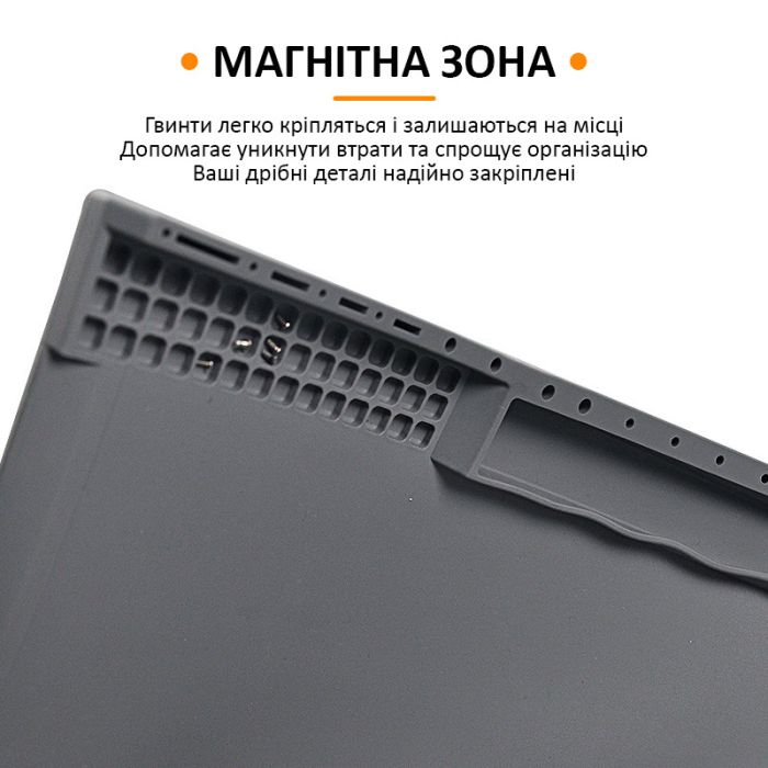 Теплоізоляційний силіконовий килимок TELIJIA TE-612 для паяння та ремонту техніки / 380x210 мм