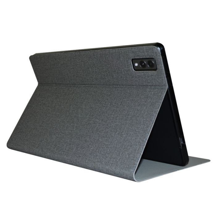 Чехол книжка для планшета Blackview Tab 11 / Tab 11 SE / подставка / силиконовая основа / серый