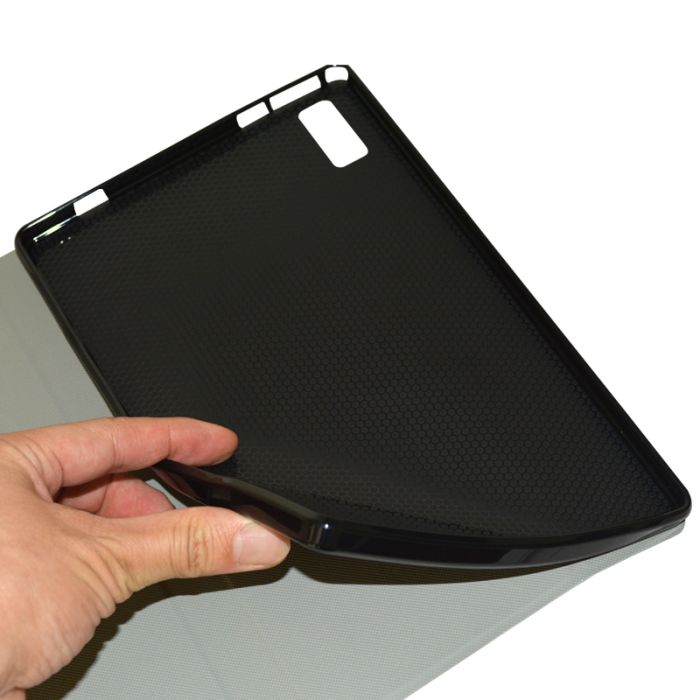 Чохол книжка для планшета Blackview Tab 11 / Tab 11 SE / підставка / силіконова основа / сірий