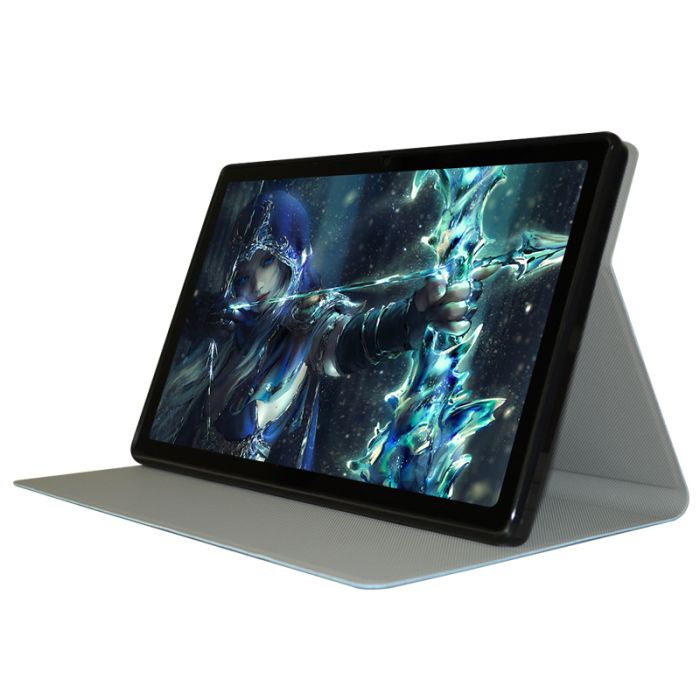 Чехол книжка для планшета Blackview Tab 11 / Tab 11 SE / подставка / силиконовая основа /  черный
