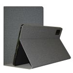 Чехол книжка для планшета Blackview Tab 12 / Tab 12 Pro / подставка / силиконовая основа / серый