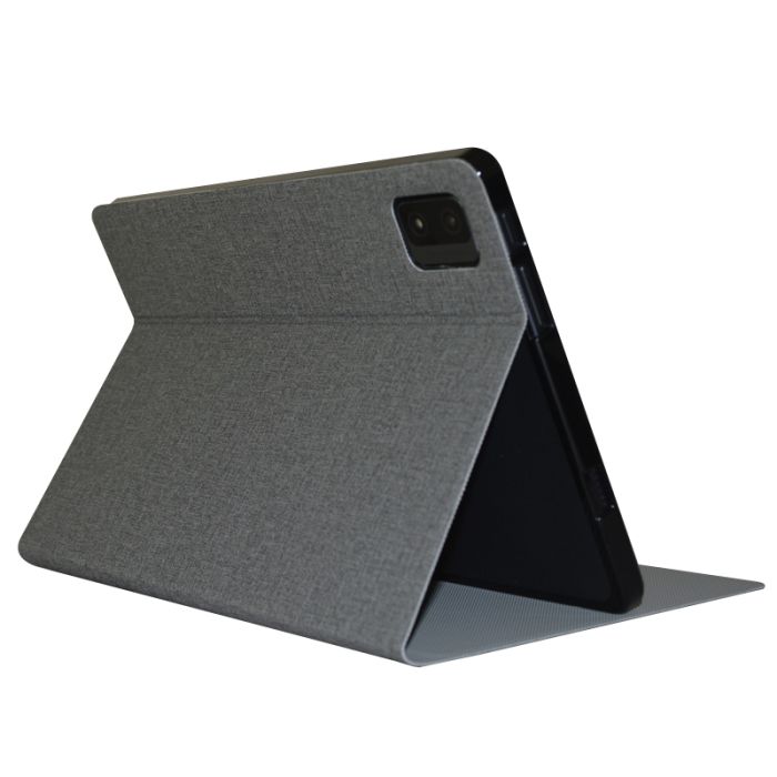 Чохол книжка для планшета Blackview Tab 12 / Tab 12 Pro / підставка / силіконова основа / сірий