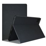 Чехол книжка для планшета Blackview Tab 12 / Tab 12 Pro / подставка / силиконовая основа / черный
