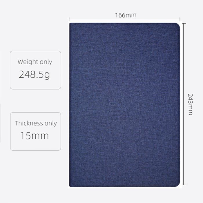 Чохол книжка для планшета Blackview Tab 12 / Tab 12 Pro / підставка / силіконова основа / синій