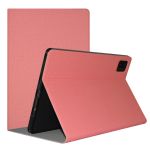 Чехол книжка для планшета Blackview Tab 12 / Tab 12 Pro / подставка / силиконовая основа / розовый