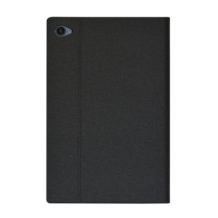 Чехол книжка для планшета Blackview Tab 15 / Tab 15 Pro / подставка / силиконовая основа / черный