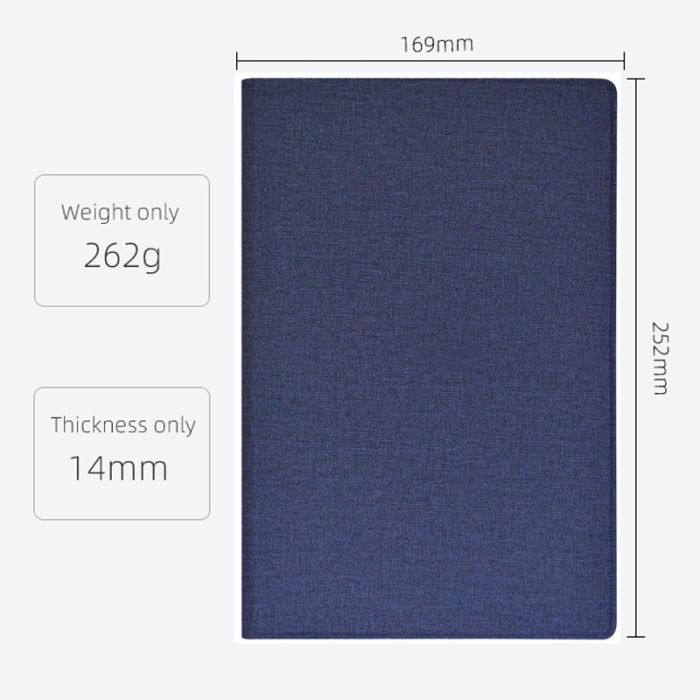 Чехол книжка для планшета Blackview Tab 15 / Tab 15 Pro / подставка / силиконовая основа / синий