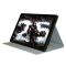 Чохол книжка для планшета Blackview Tab 15 / Tab 15 Pro / підставка / силіконова основа / золотой
