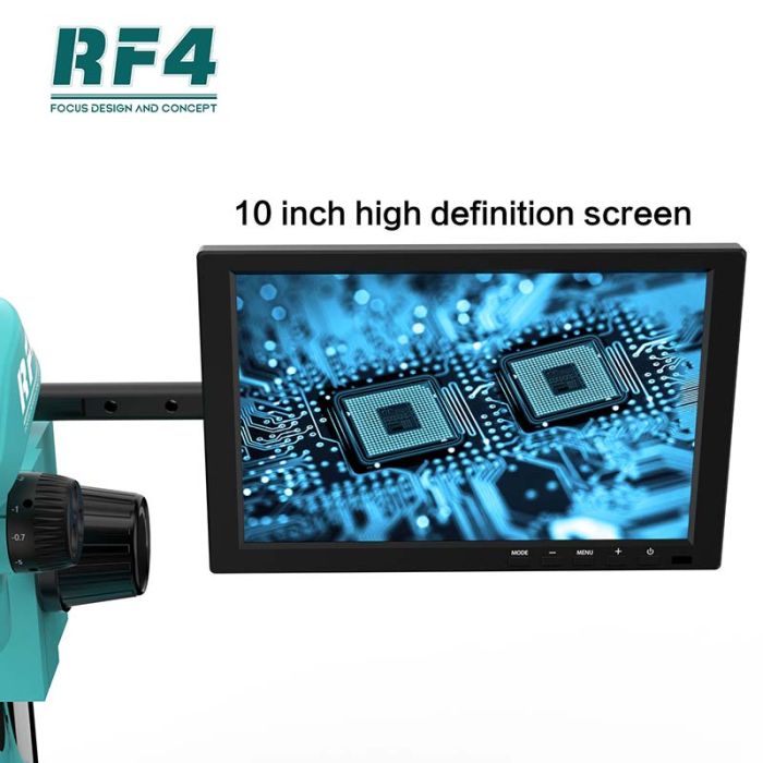 Мікроскоп тринокулярний RF4 RF7050TV-2KC2-S010 / HD монітор 10'' / камера 2K HD / підсвічування
