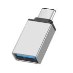 OTG перехідник USB Type-C - USB 3.0 адаптер Сірий