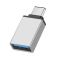 OTG перехідник USB Type-C - USB 3.0 адаптер Сірий
