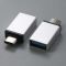 OTG перехідник USB Type-C - USB 3.0 адаптер Сірий