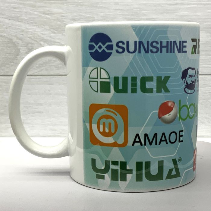 Фірмова чашка VNGSM + Mechanic, Amaoe, Zhanlida, Quick, Sunshine, Relife, Baku, Lukey, Qianli (330 ml)