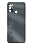 Задняя крышка для Tecno Spark 7 (KF6N) Magnet Black
