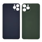 Заднее стекло корпуса для Apple iPhone 11 Pro Max тёмно-зелёное со стеклом камеры