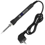 Паяльник с регулировкой температуры 180-480°C / дисплей / жало 900М / 90 Вт / Black