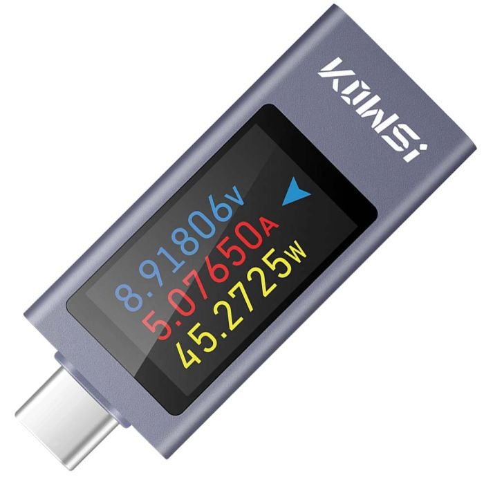 Багатофункціональний USB тестер KOWSI KWS-2303C Type-C / ударостійкий / QC3.0 / 4-30V / 12A
