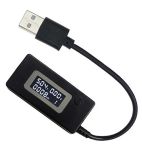 Багатофункціональний USB тестер KEWEISI KCX-017 струму напруги ємності Чорний