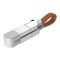 Кабель Type-C to Type-C з перехідниками USB+Lightning / 4 в 1 / QC3.0 PD / 60W / 15cm Orange