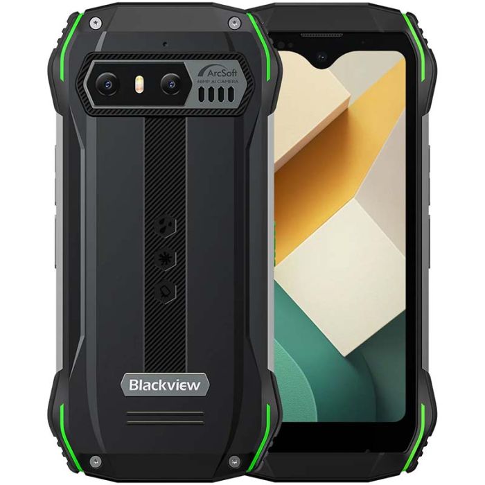 Смартфон Blackview N6000 8/256GB / 4.3'' / 3880 mAh / 48Mp / компактний / IP69K Green (без коробки)