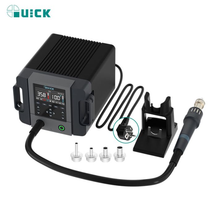 Термоповітряна паяльна станція Quick 861 Pro / 50-550°С / 70 л/хв / OLED / 1300 Вт