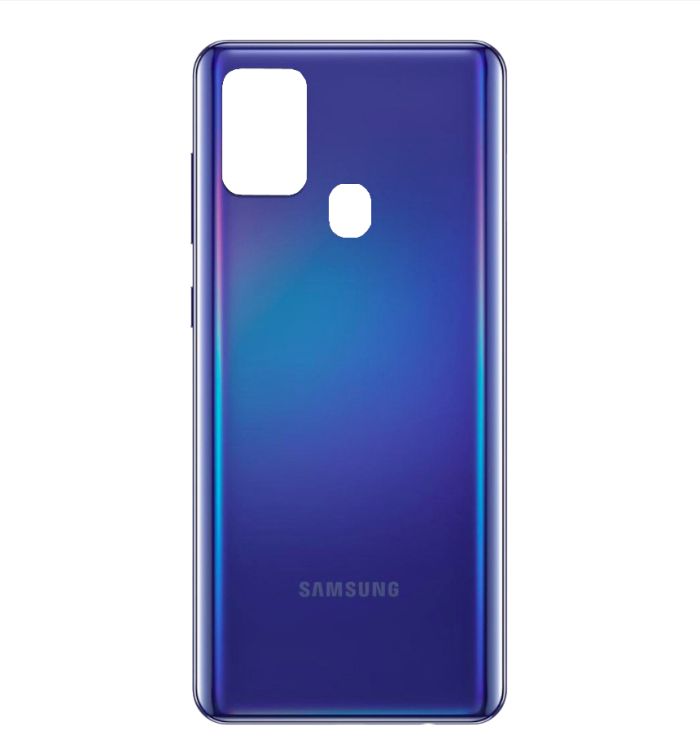 Задняя крышка для Samsung Galaxy A21S Blue (AAA)