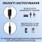 Кабель AUX Micro-USB на 3.5мм (тато-тато) аудіо перехідник в оплетці 1.5м Чорний
