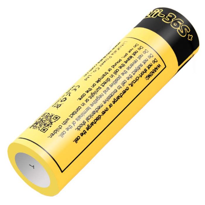 Аккумулятор LiitoKala Lii-36S+ 18650 / плоский контакт / без защиты / 10A / 3600mah / Original