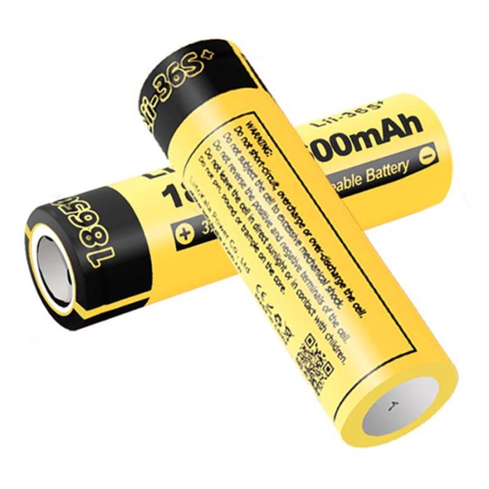 Аккумулятор LiitoKala Lii-36S+ 18650 / плоский контакт / без защиты / 10A / 3600mah / Original
