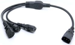 Кабель питания XP-97 разветвитель сплиттер IEC C14 - 3x IEC C13 длина 0.5м