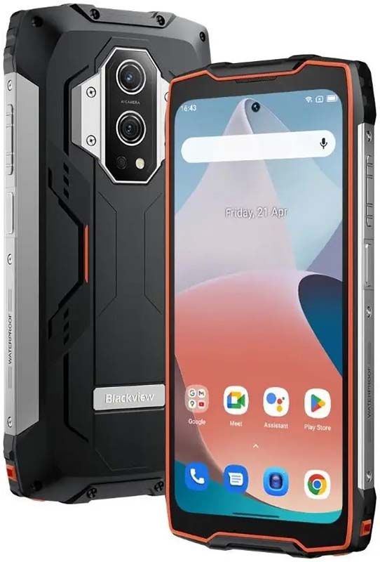 Смартфон Blackview BV9300 12/256GB / 6.6'' / 15080mAh / 50Mp Laser Rangefinder Orange (без коробки)